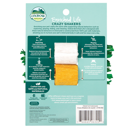 Oxbow Enriched Life Crazy Shakers