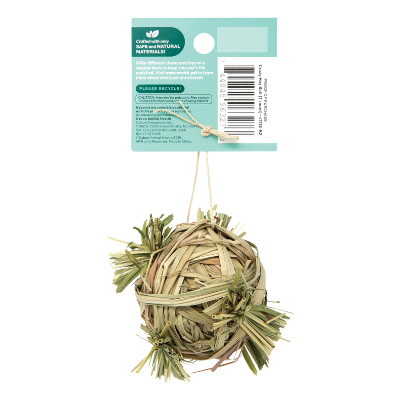 Oxbow Enriched Life Crazy Hay Ball
