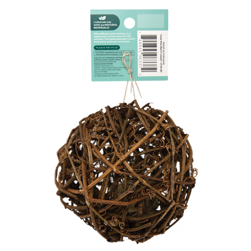 Oxbow Enriched Life Curly Vine Ball
