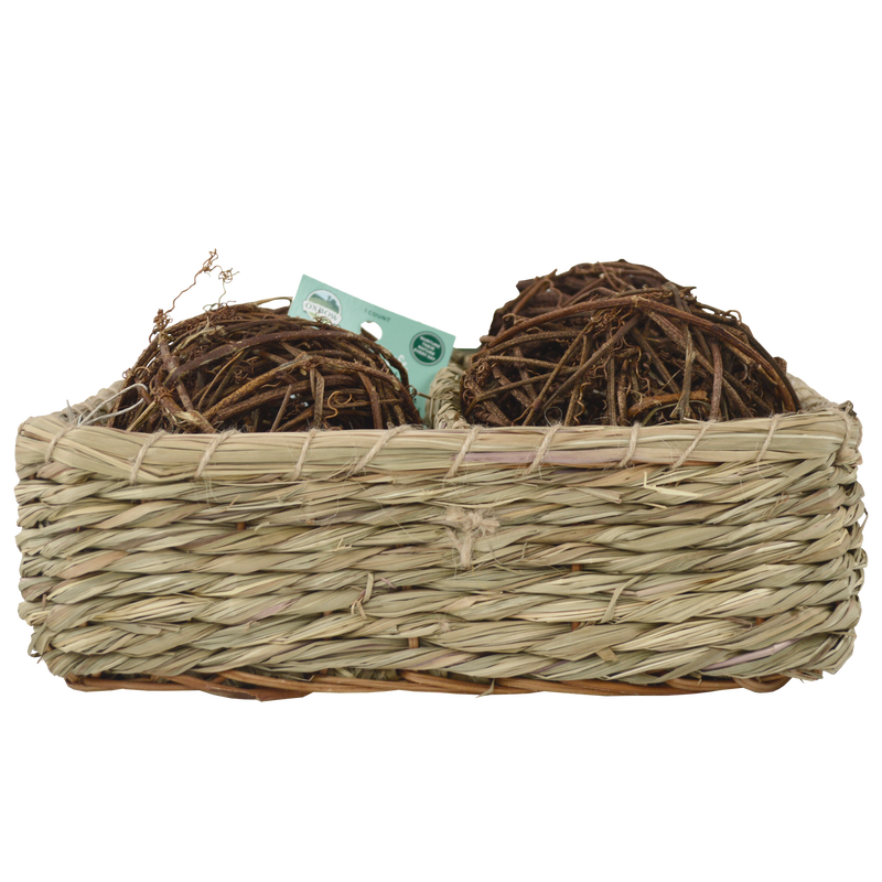 Oxbow Enriched Life Curly Vine Ball Basket
