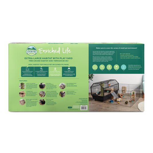 Oxbow Enriched Life Habitat With Play Yard