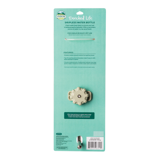 Oxbow Enriched Life Dripless Water Bottle