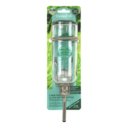 Oxbow Enriched Life Chew Proof Glass Bottle