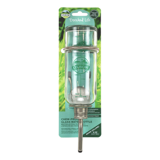 Oxbow Enriched Life Chew Proof Glass Bottle