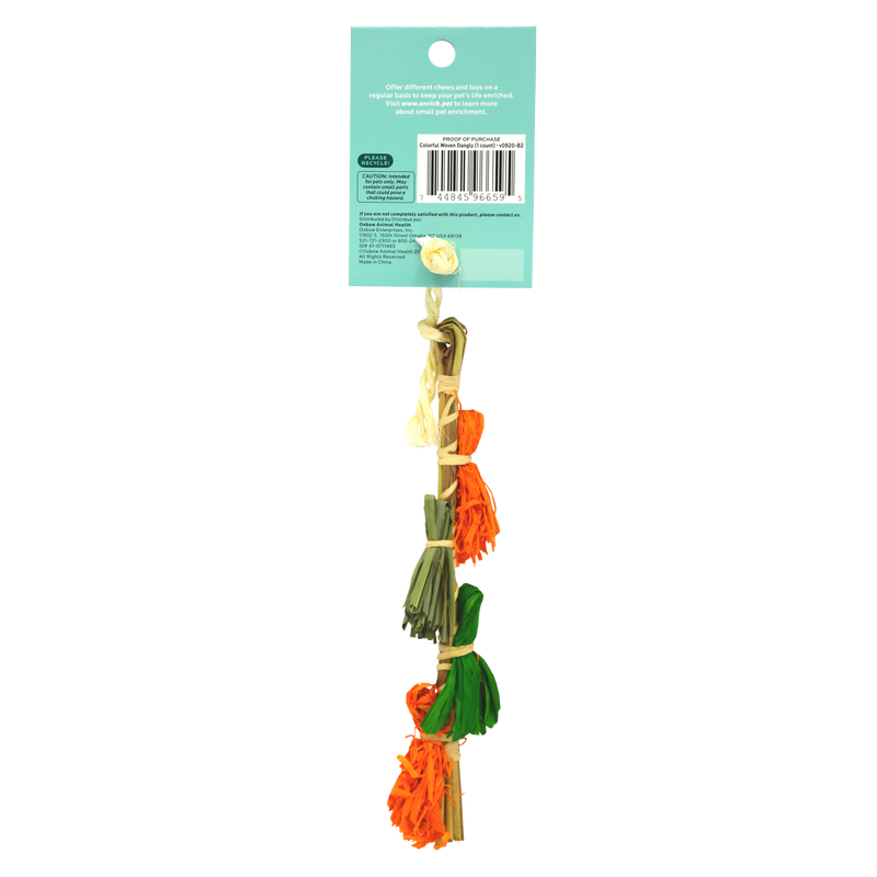 Oxbow Enriched Life Colourful Woven Dangly
