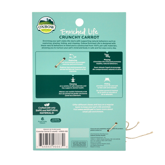 Oxbow Enriched Life Crunchy Carrot