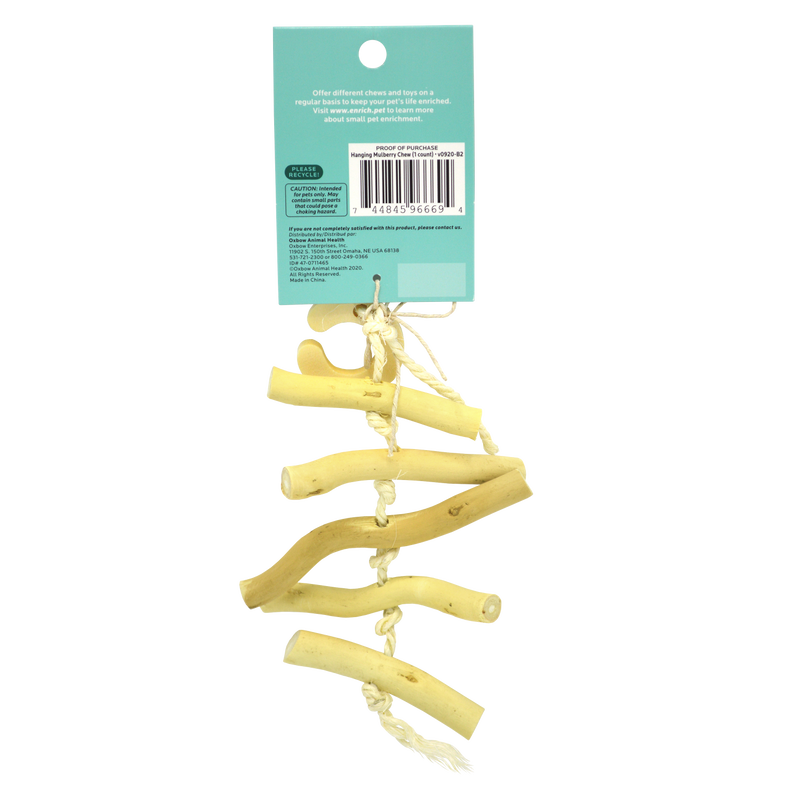 Oxbow Enriched Life Hanging Mulberry Chew

