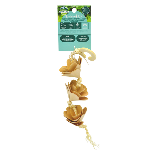 Oxbow Enriched Life Flower Cone Treat Hanger