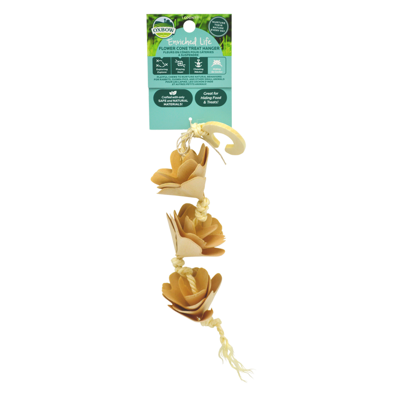 Oxbow Enriched Life Flower Cone Treat Hanger
