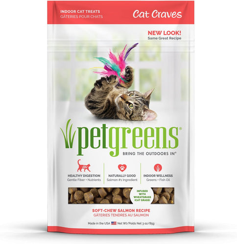 Pet Greens Cat Craves Salmon Flavor Semi Moist