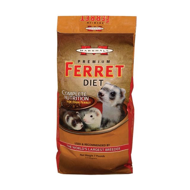 Marshall Premium Ferret Diet 7 lb - Exotic Wings and Pet Things