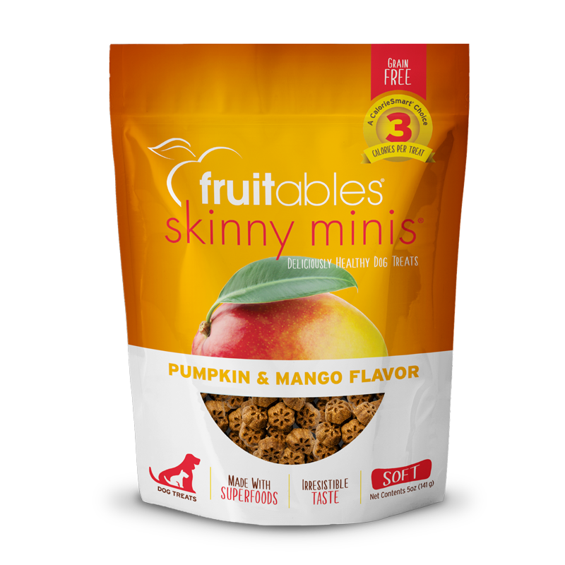Fruitables Skinny Minis Pumpkin & Mango Dog Treat 5oz
