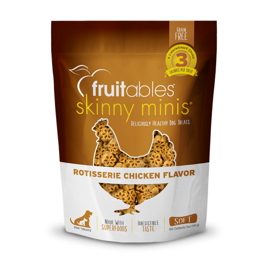 Fruitables Skinny Minis Rotisserie Chicken Dog Treat 5oz