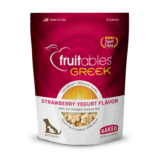 Fruitables Greek Strawberry Yogurt Dog Treat 7oz