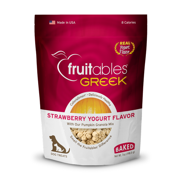 Fruitables Greek Strawberry Yogurt Dog Treat 7oz