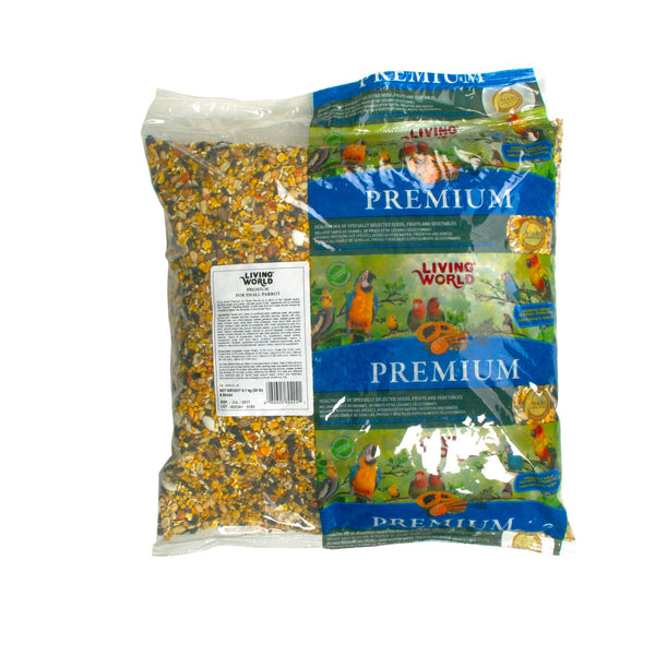 Living World Premium Seed Mix Small Parrot 20 lb - Discontinued when out of Stock