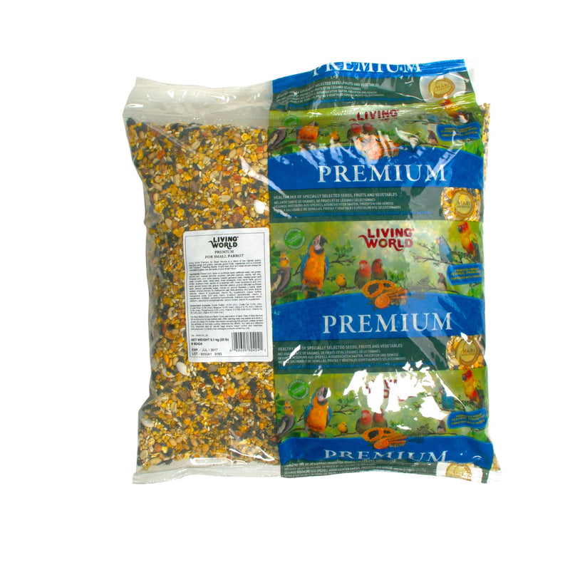 Living World Premium Seed Mix Small Parrot 20 lb - 80424