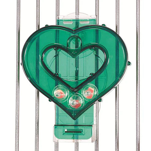 Featherland Paradise Mastermind Foraging Heart Large Parrot Foraging Toy