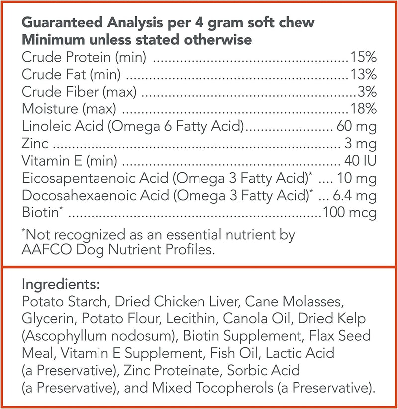 Skin & Coat Dog Soft Chews
