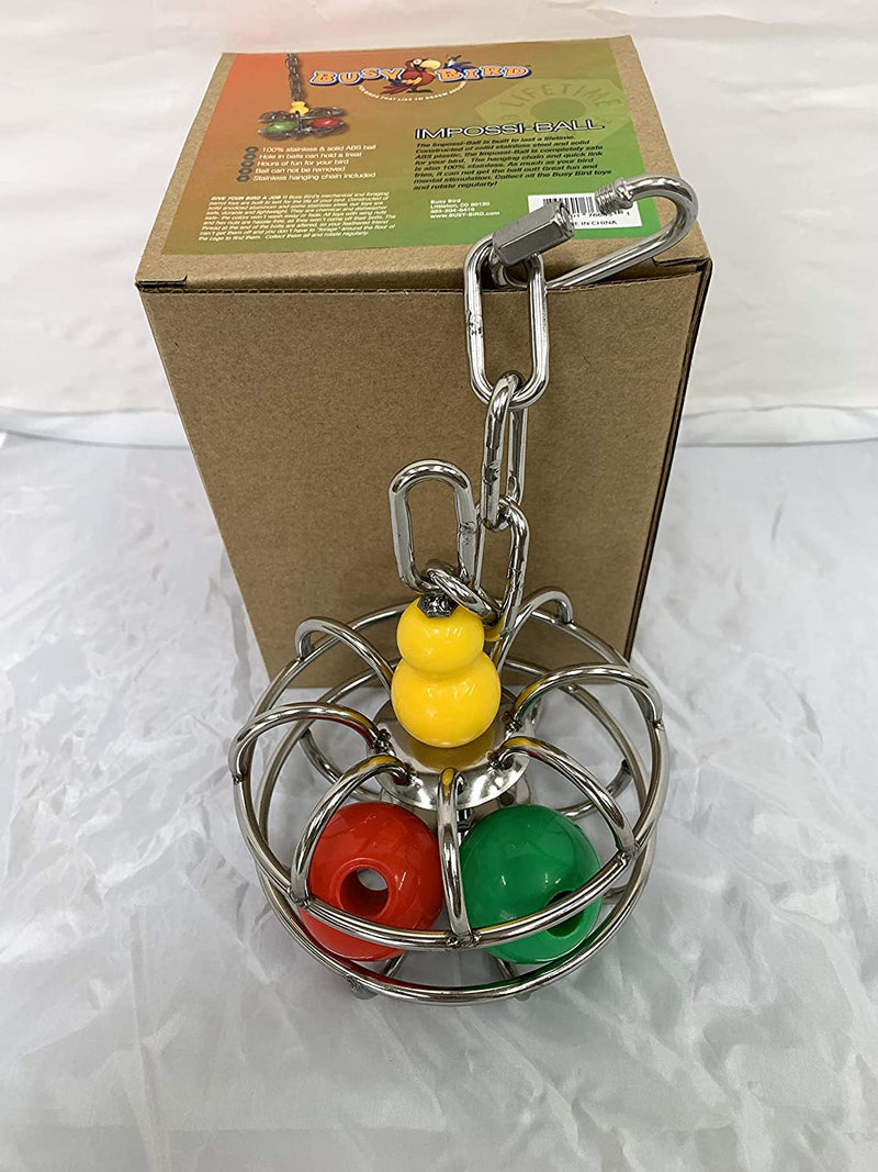 Busy Bird Creations Impossi-Ball XL Parrot Puzzle Toy
