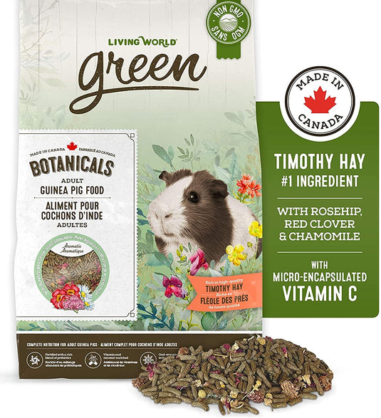 Living World Green Botanical Adult Guinea Pig Food Exotic Wings and Pet Things Inc