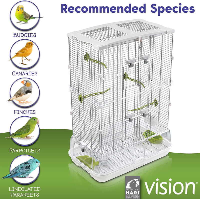 Hagen Vision Bird Cage Medium - Single M01 / Double M02