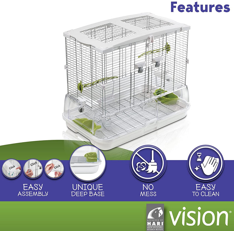 Hagen Vision Bird Cage Medium - Single M01 / Double M02