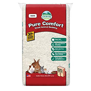 Oxbow Pure Comfort Bedding White - Exotic Wings and Pet Things