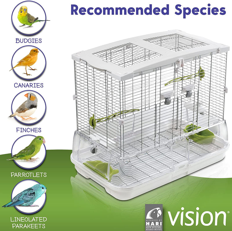 Hagen Vision Bird Cage Medium - Single M01 / Double M02