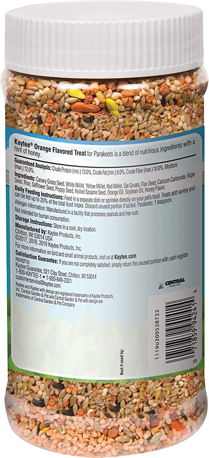 Kaytee Orange Flavored Treat Parakeet 10 oz
