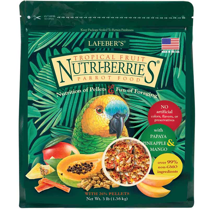 Lafeber's Tropical Fruit Gourmet Nutri-Berries Parrot