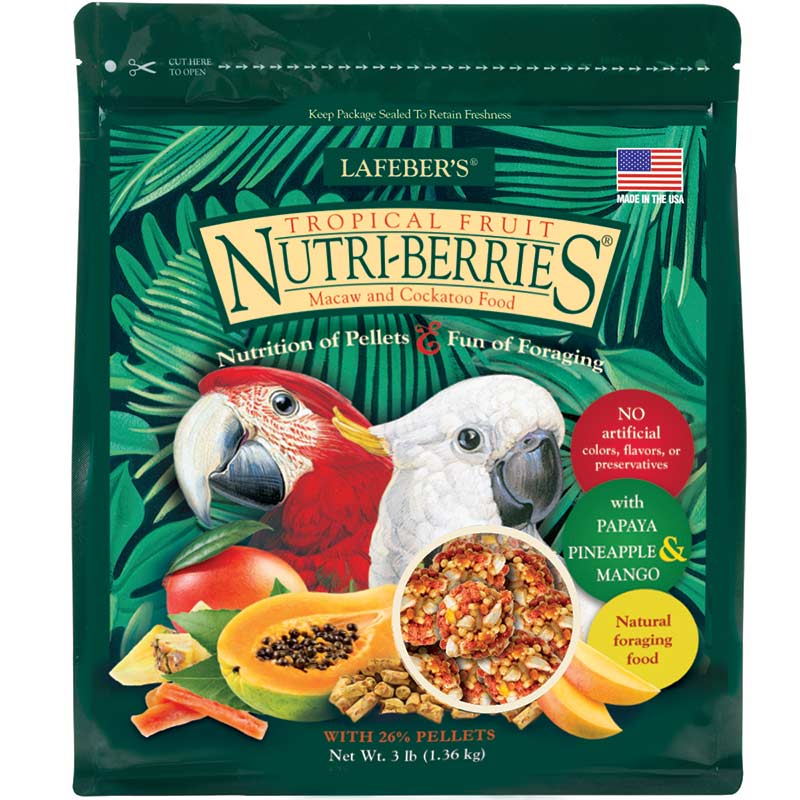 Lafeber's Tropical Fruit Gourmet Nutri-Berries Macaw/Cockatoo
