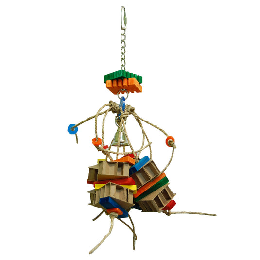 Zoo-Max Cow-Boy Small Parrot Shredding Toy - 831 🍁