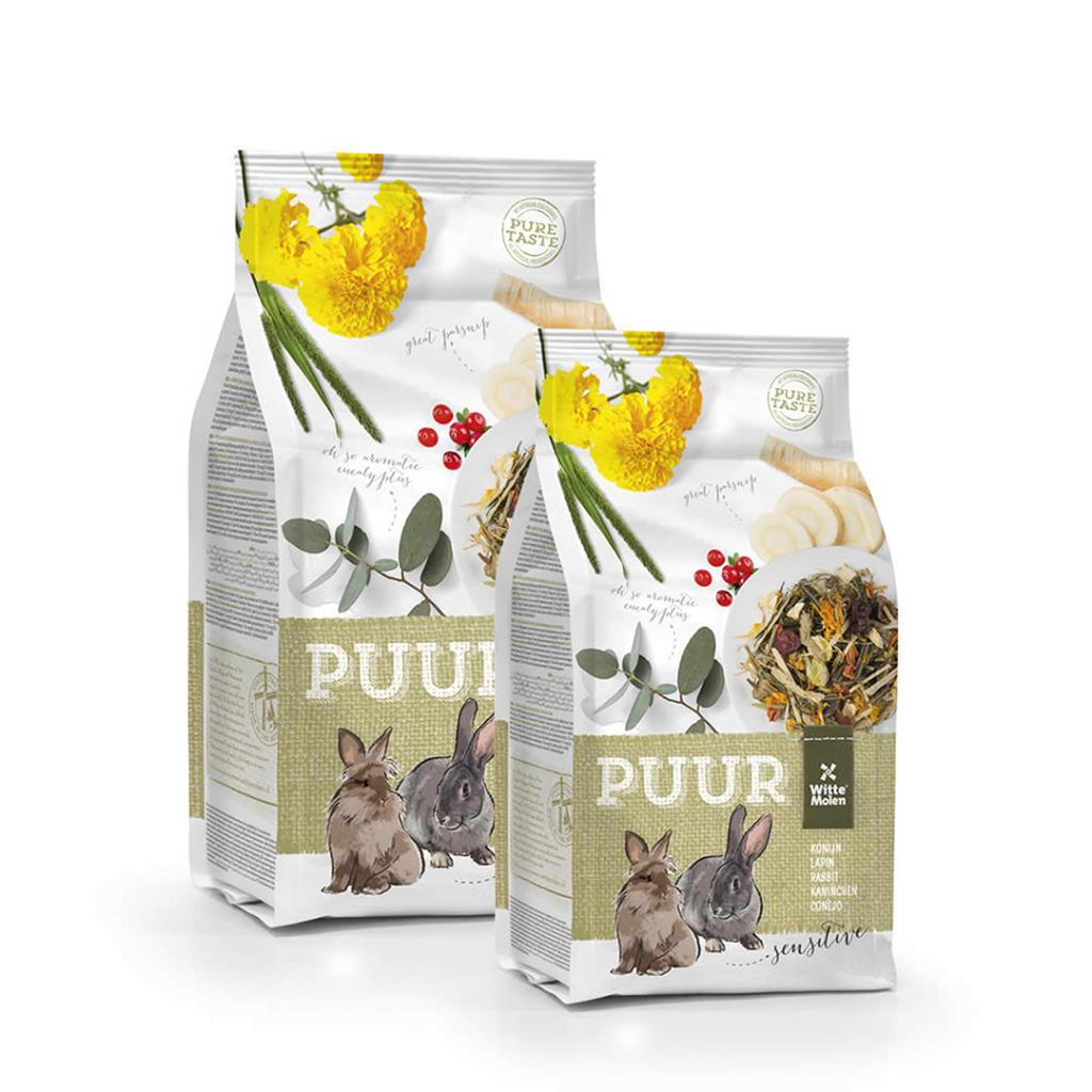 Witte Molen Puur Rabbit Sensitive Food Digestive and Urinary Support
