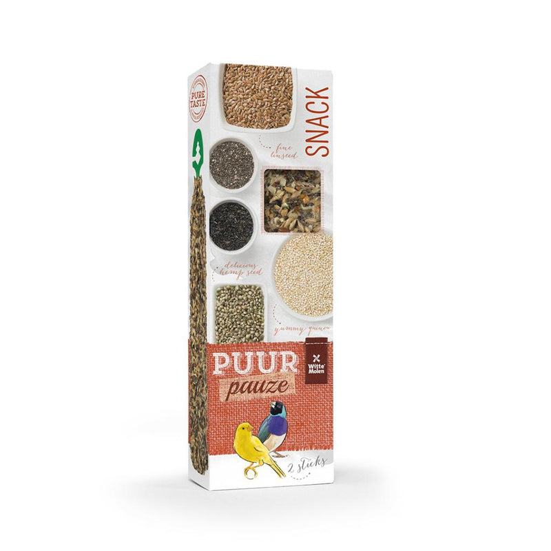 Witte Molen Puur Pauze Seed Sticks for Finches and Canaries - 2 Sticks
