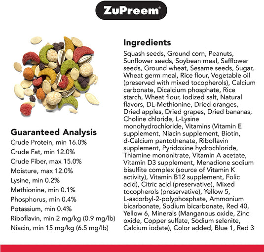 ZuPreem Sensible Seed Enrichment Mix for Large Parrot