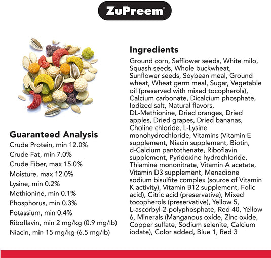 ZuPreem Sensible Seed Enrichment Mix for Medium Bird