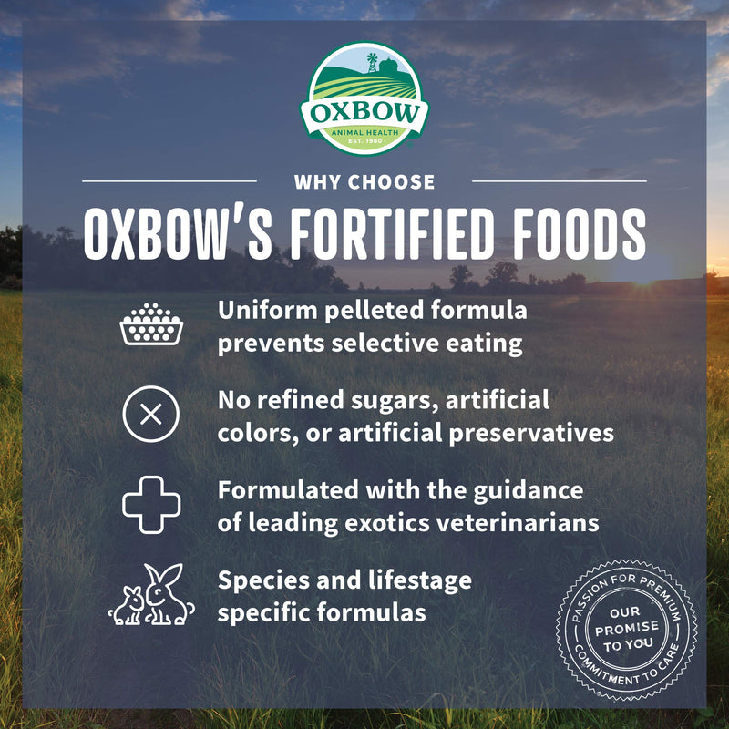 Oxbow chinchilla food 25 lb sale