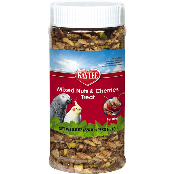 Kaytee Nuts & Cherries Bird Treat Jar 8 oz