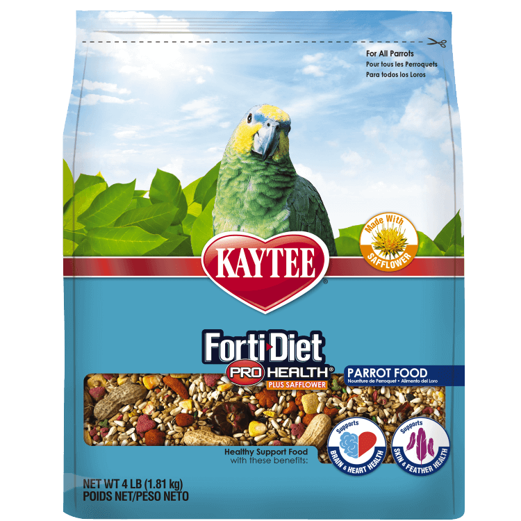 Kaytee Forti Diet Pro Health Parrot with Safflower 4lb - Exotic Wings and Pet Things
