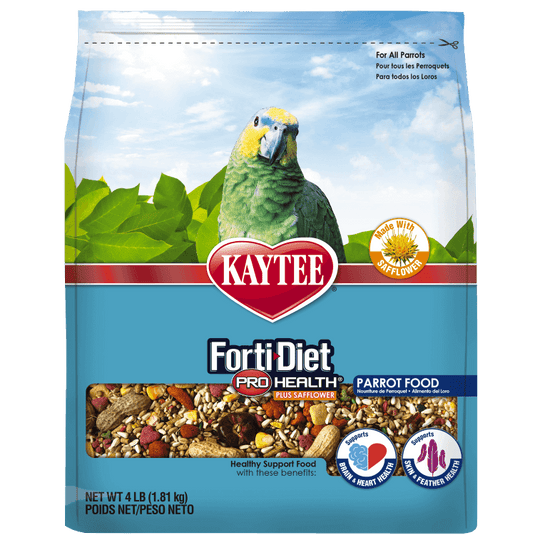 Kaytee Forti Diet Pro Health Parrot with Safflower 4lb - Exotic Wings and Pet Things