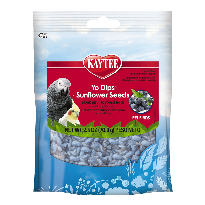 Kaytee Yo Dips Blueberry Sunflower Seed Treat 2.5 oz - Exotic Wings and Pet Things
