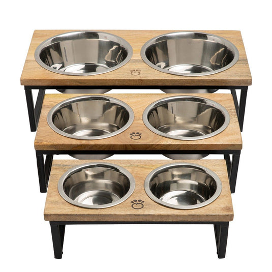 GF Pet Wood & Metal Double Diner