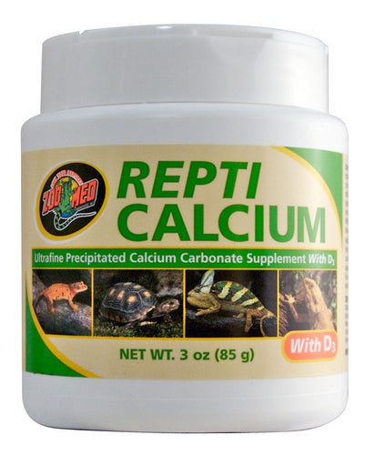 Zoo Med ReptiCalcium with D3 - Exotic Wings and Pet Things