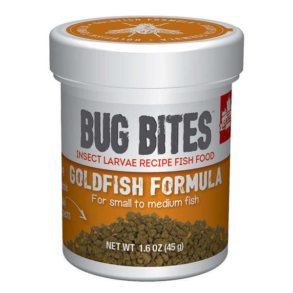 Bug Bites Small-Medium Goldfish Granules - 45g (1.6 oz)