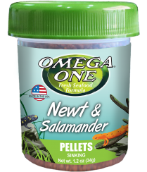 Omega One Newt and Salamander Sinking Pellets 1.2 oz
