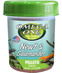 Omega One Newt and Salamander Sinking Pellets 1.2 oz