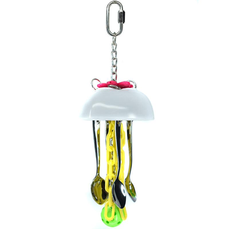 Billy Bird Sm. Spoon Rattler Bird Toy - 421 - Exotic Wings and Pet Things
