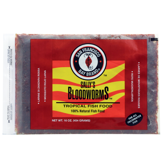 Frozen Bloodworms for Fish and Reptiles