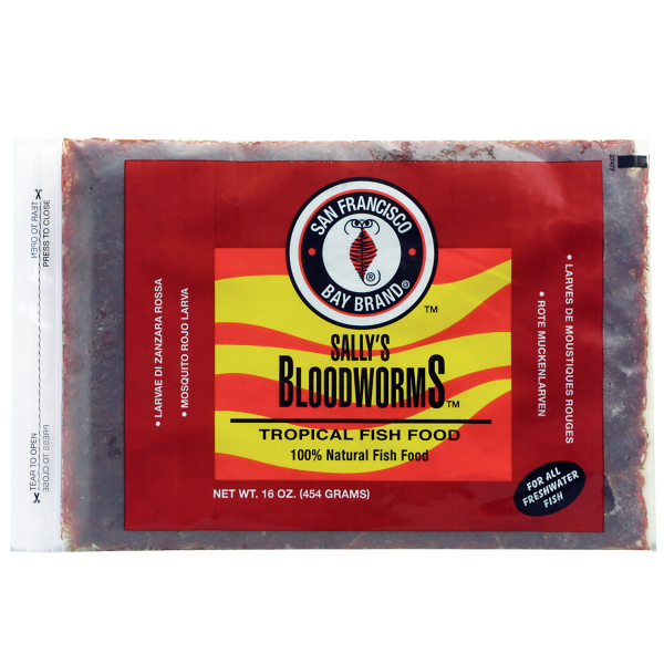 Frozen Bloodworms for Fish and Reptiles